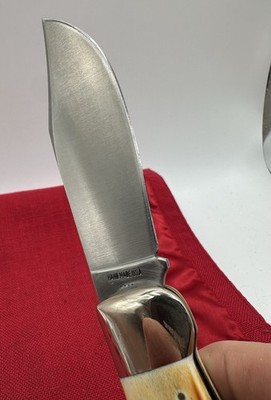 Case XX 5172 SSP 4 Dot 1976 Chunky Stag Clasp Hunter Folding Razor