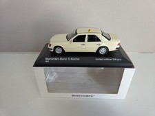 Minichamps 1/43 Mercedes-Benz E-Class Taxi - Cream - 1991 - 943037003