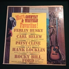 MORE COUNTRY & WESTERN FAVORITES! (1967 Vinyl LP) DESIGN RECORDS DLP-637