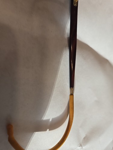 VINTAGE SHURON EYEGLASS FRAMES 6 1/2 LO STAMPED ON FRAME WITH CASE SHURON - Picture 4 of 10