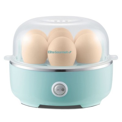 Elite Gourmet 7 Egg Cooker EGC115M Retro Mint