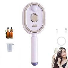 Electric Spray Air Cushion Massage Comb, Rechargeable Mist Hair Brush Easy-Clean