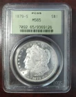 1879-S PCGS OGH MS65 MORGAN SILVER DOLLAR OLD GREEN HOLDER
