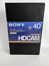 Lot of 1 Sony BCT-40HD HDCam Videocassette 40 Min Digital HDVS