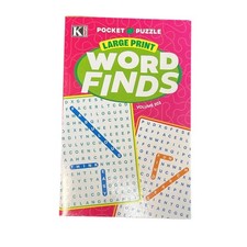Pocket Puzzle Large Print Word Finds   Easy on the Eyes, Fun for the Mind