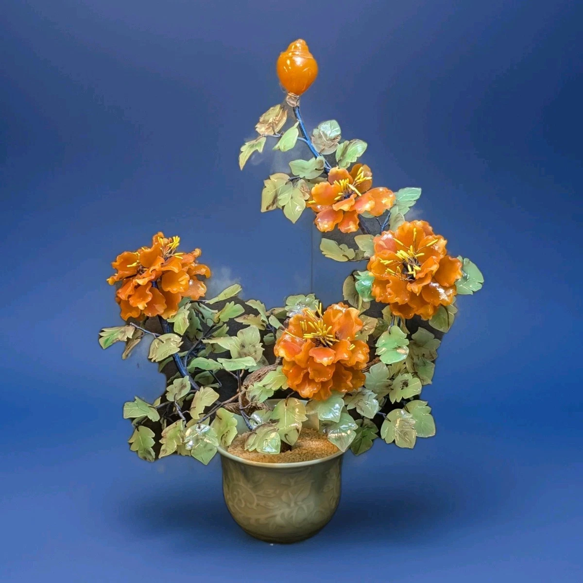 玉石盆景树其他中国收藏品1900-现在| eBay