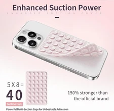 Klearlook Silicone Double-Sided Suction Cup Phone Case Detachable Mount