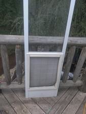 Ideal Pet Products 80PATXLW 80 inch Fast Fit Aluminum Pet Patio Door