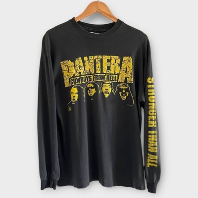 1992 Pantera ''Cowboys From Hell'' Vintage Band Tour Long Sleeve Tee Shirt 90s