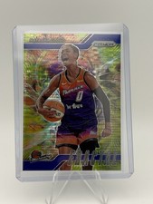 2024 Panini Prizm WNBA #12 Natasha Cloud Fractal Blue Pulsar Prizm /199 Mercury