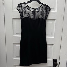 American Eagle Outfitters Black Lace Sheath Dress Women’s S Party Cocktail