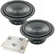 Hertz C165 140 W RMS 6.5″ Mid‑Bass Woofer + Sound Damping Kit