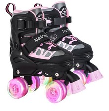 Nattork Kids Roller Skates for Boys Girls,4 Sizes Adjustable Roller Skates wi...