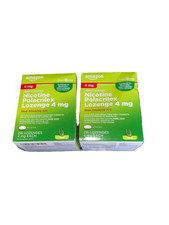 2 Amazon Basic Care Mini Lozenge Nicotine Polacrilex 4 mg 135 Lozenges Exp/07/27