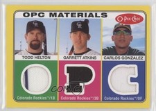 2009 O-Pee-Chee Materials Todd Helton Garrett Atkins Carlos Gonzalez HOF 2rz