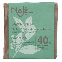 Najel Seife 40% LorbeeröL 60% OlivenöL Aleppo-Seife Halep Sabunu 185G