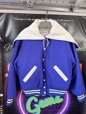 WOMENS Vintage Ripon Cheerleader Jacket Coat WOOL Varsity Letterman Jacket