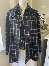 Vintage Ladies Ralph Lauren Barn Coat Size L - Trench Half London Fog Overcoat