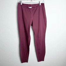 Patagonia leggings Women Large pants Capilene 3 Base Layer Bottoms Dusty Pink F