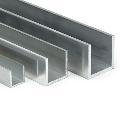 Aluminium U-Profil 50x50x50x5mm Länge wählbar Alu AlMgSi05 F22 Schiene U 