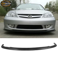 Fits:04-05 Honda Civic Type A PU Front Bumper Lip Spoiler
