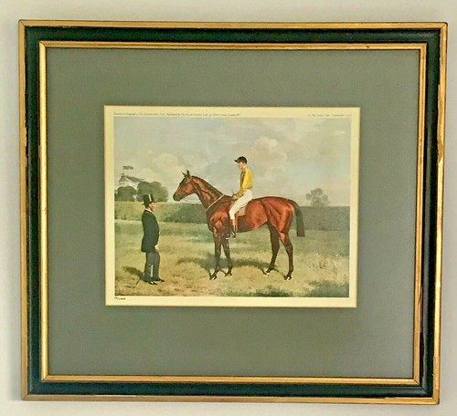 EMIL ADAM NUMBERED LTD. ED. "ORMONDE" THOROUGHBRED EQUESTRIAN HORSE JOCKEY PRINT - Picture 7 of 19
