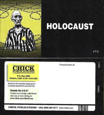 *** Holocaust A Jack Chick Tract 1984 ***  Mint Condition *** OOP