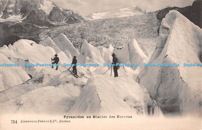 R382406 Pyramides au Glacier des Bossons Charnaux Freres