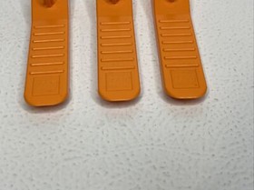 Lot of 3 LEGO Brick Separators Removal Tools - New - Orange
