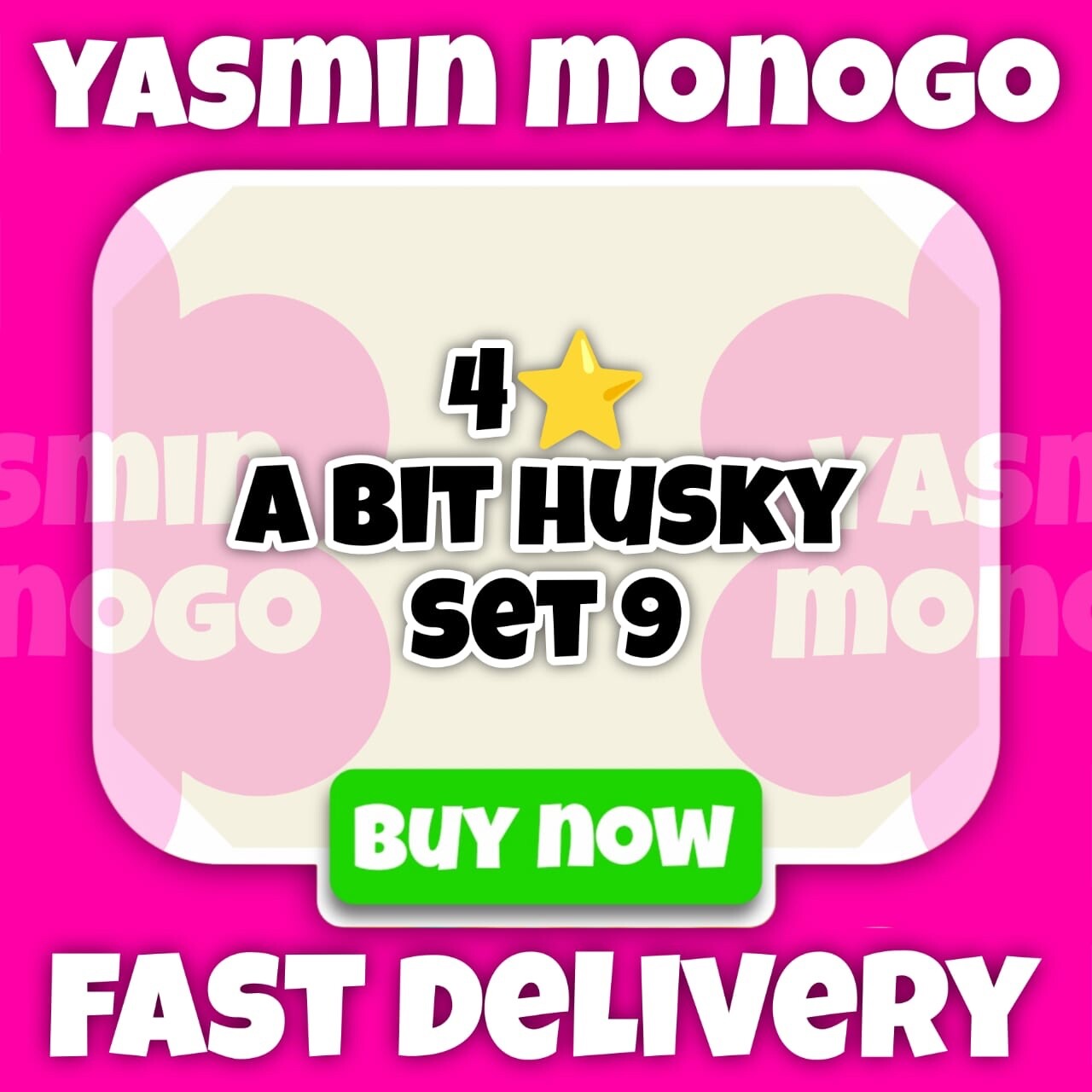 4s A Bit Husky - MonoGo Sticker - Fast Delivery