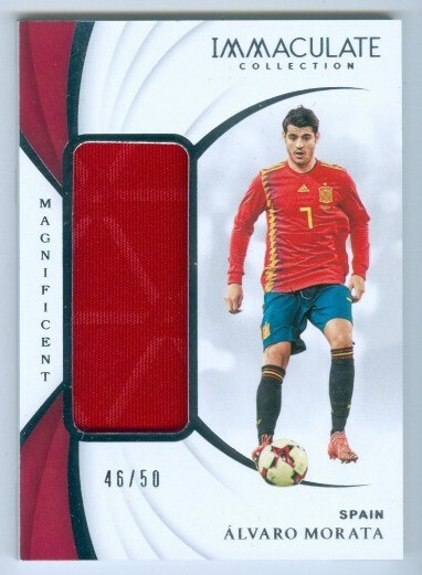 その他 Panini Immaculate Alvaro Morata auto /10 Panini Immaculate Alvaro Morata auto /10