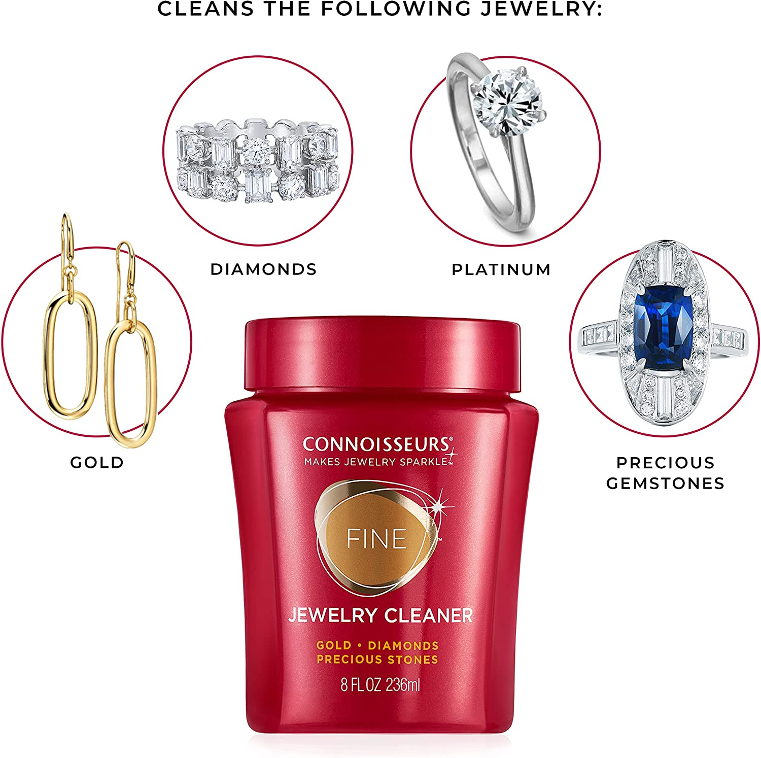 CONNOISSEURS Delicate Jewelry Cleaner Solution 8Oz eBay