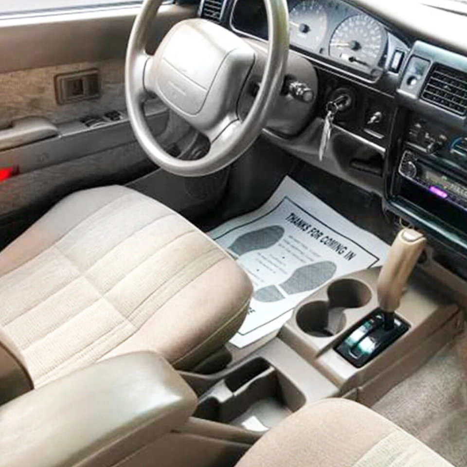 Placa de cubierta de tapa de consola central bronceado roble para Toyota 4Runner 1996 1997 1998 reemplazar Foto 3 de 4