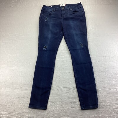 Cabi Jeans Skinny Fit Mid Rise Blue Stretch Denim Women's Size