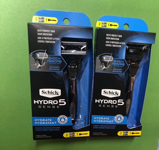 Schick Hydro 5 Sense Hydrate Razor and 2 Cartridges for ...