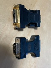 2 DVI-I Female Analog 24 5 to VGA Male 15-pin Connector Adapter