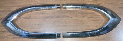 1951 Ford F-100 OEM Hood Side End Trim One Pair.