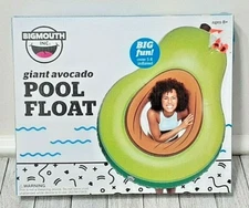 Giant Avocado Fruit Inflatable Swimming Pool Float Tube Raft Big Mouth Inc 