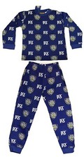 NYPD Kids Pajama Set Boys 2 Piece Sleepwear Blue