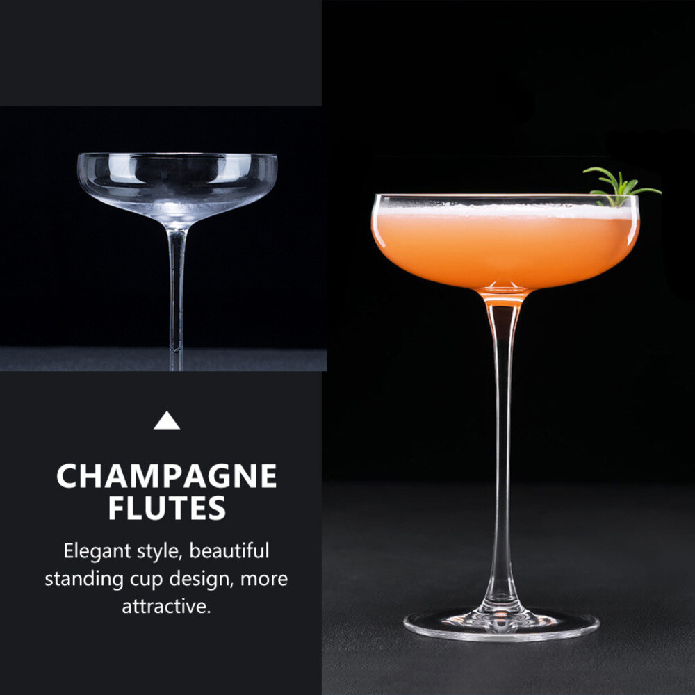 Cocktail Glass Whiskey Cup Crystal Coupe Glasses Martini Glass