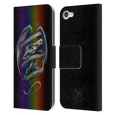ANNE STOKES DRAGON FANTASY LEATHER BOOK WALLET CASE FOR APPLE iPOD TOUCH MP3