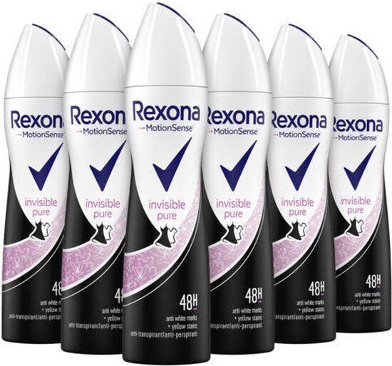 6 x Rexona Women Tropical Alcohol Free 48h Deodorant Spray 200ml (6x 6.76  oz)