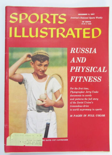 Sports Illustrated Magazine December 2 1957 Fine Detroit Lions Russian Hockey