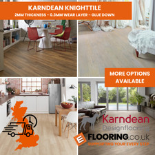 Very Limited Stock! Karndean Knighttile Wood Plank Style Flooring 3.34m2 Per Box