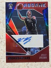 Bruce Brown 2020-21 Panini Chronicles Auto Airborne Signatures Prizm #AIR-BBR