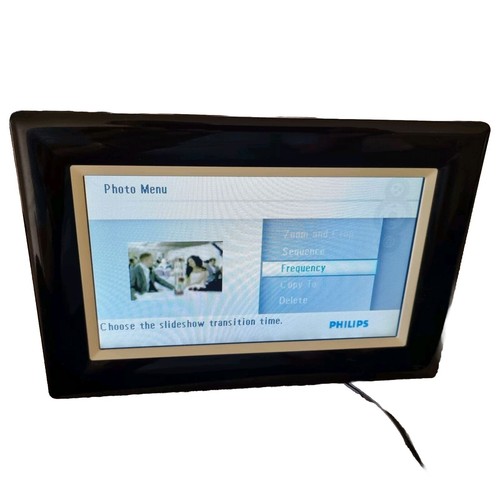 Philips 7" Digital Photo Frame 7FF3FPB/05.Used..Tested.Working. - Picture 4 of 12