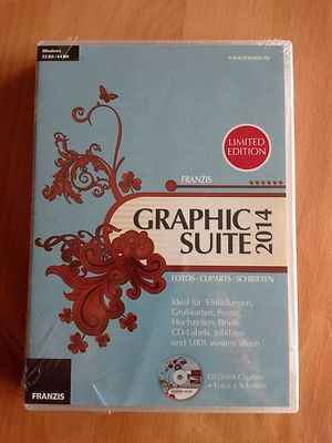 NEU FRANZIS GRAPHIC SUITE 2014 Limited Edition ungeöffnet & verschweißt