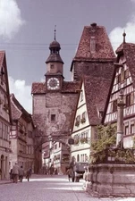 35mm Slide · Rothenburg O.T. - St. Mark's Tower