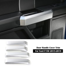 Silver Car Interior Door Handle Covers Trim Decoration For Ford F150 2015-2020 Silver Car Interior Door Handle Covers Trim Decoration For Ford F150 2015-2020