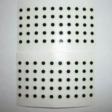 100 * GLOW IN THE DARK PRISM EYES * for SPINNERBAITS & LURES 1/4" FLAT STICK ON 